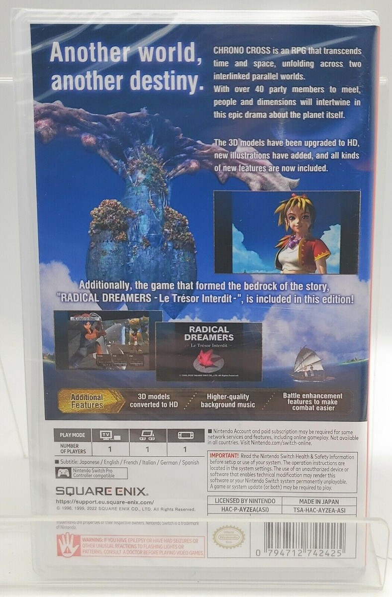Chrono Cross The Radical Dreamers Edition Nintendo Switch Physical