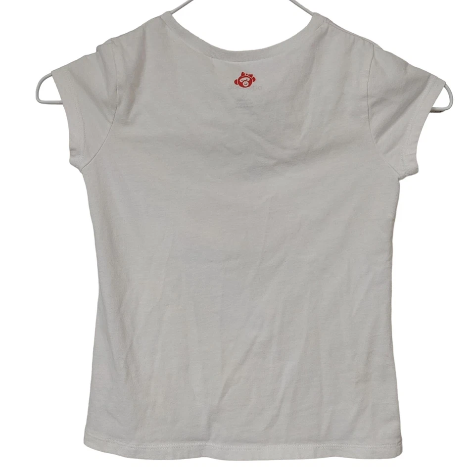 Okie Dokie T-Shirt Stars and Stripes Patriotic Cupcake Girl's Size 6 - Image 4 of 4