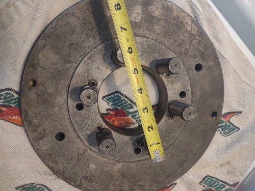 12" Flat Face Plate for Lathe Machine Shop Tool - Picture 6 of 8