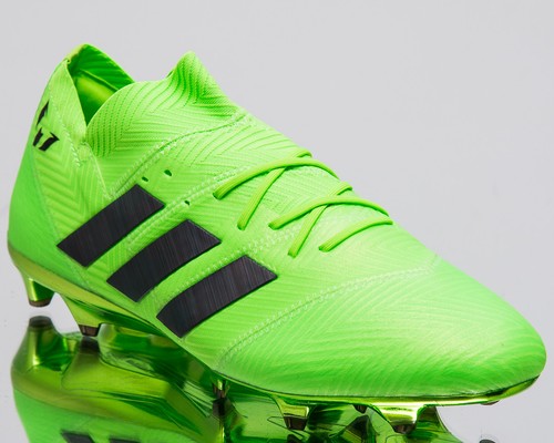Adidas nemeziz Messi 18.1 FG Hombre Botines De Fútbol Verde Nuevo Solar  DA9586 | eBay