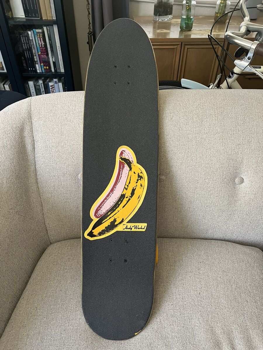 Andy Warhol Banana Skate Deck Complete Longboard Alien Andy Warhol Banana Skate Deck Complete Longboard Alien
