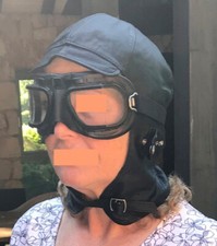 Cabrio-Roadster Fahrer, Beifahrer Kappe in weichem Leder