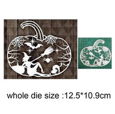 Halloween Pumpkin Metal Cutting Dies Scrapbooking Card Decoration Stencil Mould