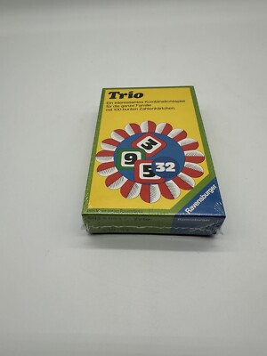 Trio - Ein interessantes Kombinationsspiel - Ravensburger 1974 - OVP - MEGA RAR