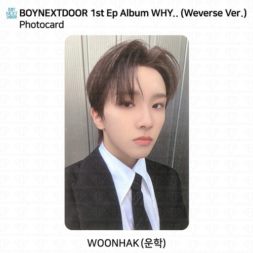 BOYNEXTDOOR 1st Ep Album WHY.. Weverse Ver. Photocard Answer Book QR Code KPOP - Picture 26 of 29