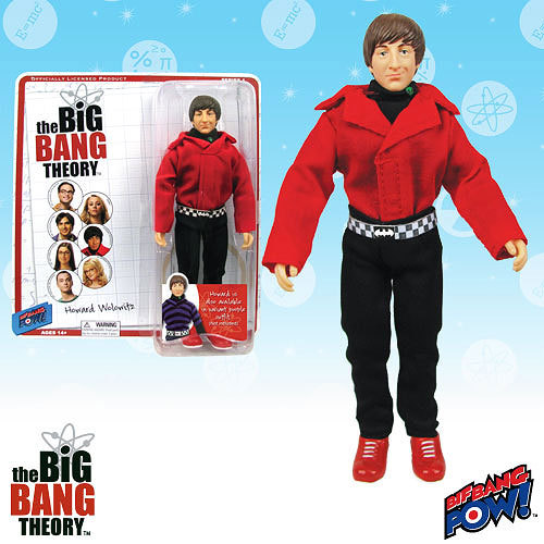 Big Bang Theory Red Shirt Howard Wolowitz w/Batman Belt Buckle 8in Action  Figure
