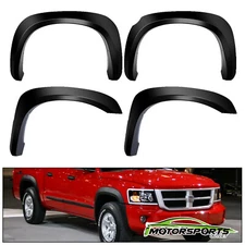 For 2005-2011 Dodge Dakota Black Factory Style 4PCS Fender Flares
