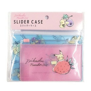 Pokemon Center Slider Plastic Case Set Of Two Sizes Pikachu Number025 Fruit Ebay