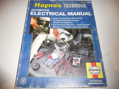 HAYNES TECHBOOK 10420 AUTOMOTIVE ELECTRICAL MANUAL - 1989-PB - Free Shipping