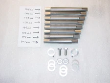 Titanium 6AL4V Bottom Bracket Spindle 5/8" Cook Bros Bullseye Fat Chance BMX MTB