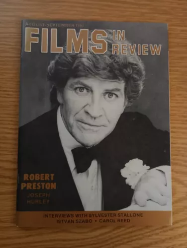 1982 FILMS IN REVIEW magazine August September ROBERT PRESTON Carol Reed