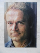 Terence Hill autograph signed A4 magazine image 