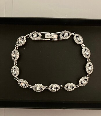 Rare GIVENCHY Flex Silver Eye Chain Bracelet 👁️ 💎- 7.25