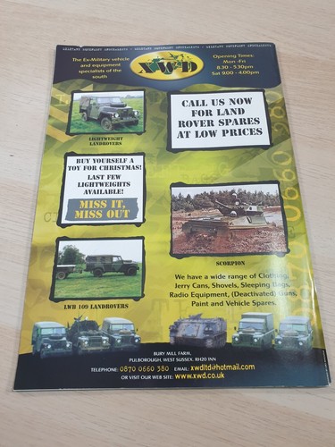 Classic Military Vehicle Magazine Issue 18 November 2002 Morris Commercial PU - Picture 7 of 7