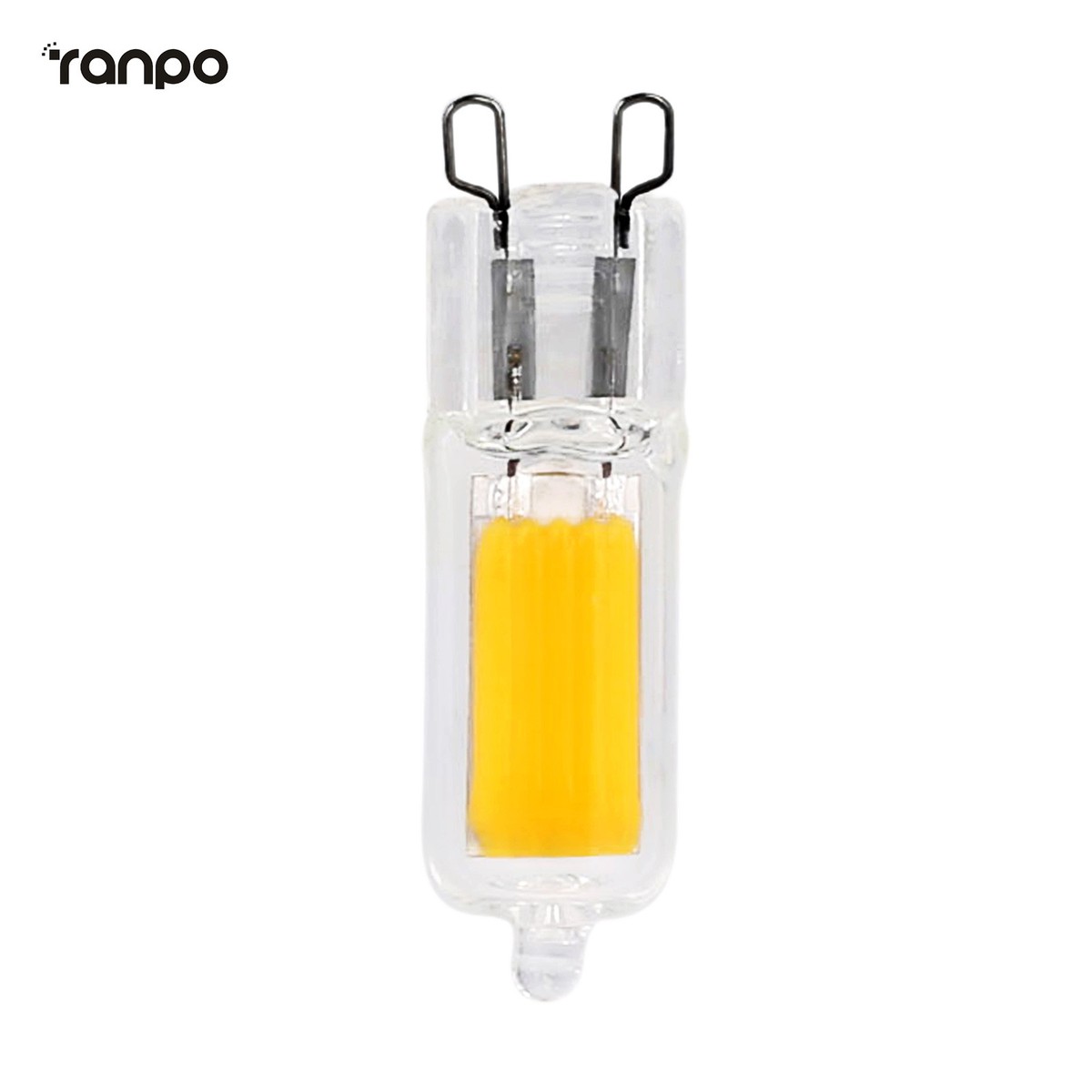 10-Pack Mini G9 LED Bulbs – 3W/5W, 360° Clear Glass, COB Crystal Lamp, Replaces 25W/45W Halogen, 220-240V, Cool White 6000-6500K (3W Option)