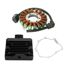 Magneto Stator Coil & Regulator Rectifier Fit For Yamaha YZF R6 YZFR6 2017-2024