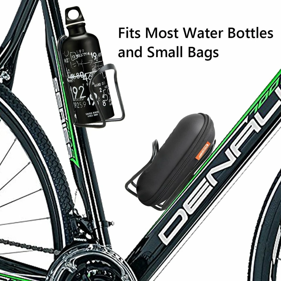 2x Portabotellas de Agua Bicicleta Ciclismo Aluminio Ligero Bicicleta Botella Taza Jaula Foto 3 de 4