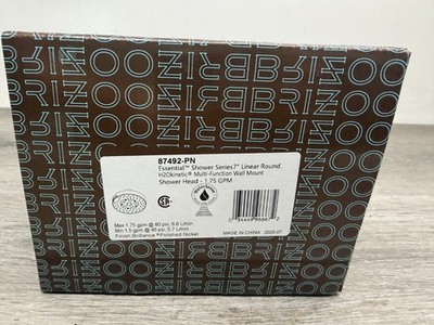 Brizo 87492-PN Essential 1.75 GPM Multi Function Shower Head 