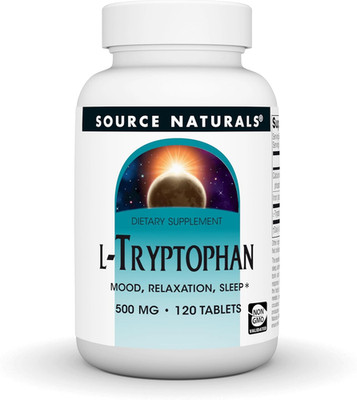 L-Tryptophan 500mg Mood Relaxation Sleep Support 120 Tablets