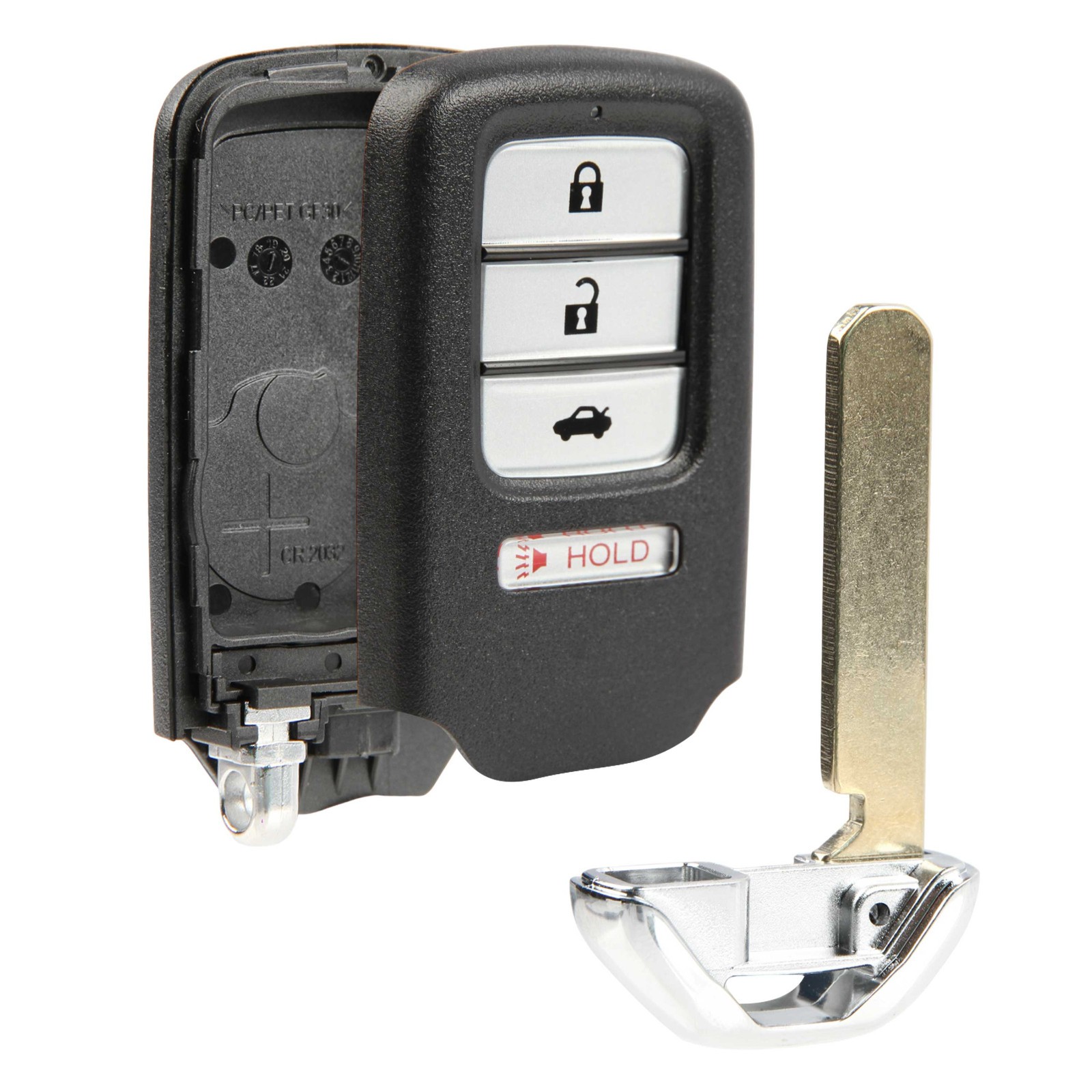 Key Fob Remote Shell Case Replacement for Honda ACJ932HK1210A