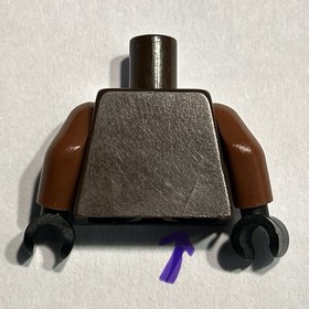 Lego Star Wars Minifigure Jedi Plo Koon SW0198 From set 7676 (torso crack)