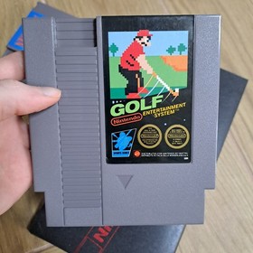 Nintendo NES - Golf & NES Open Tournament Golf - PAL - Sleeves Included