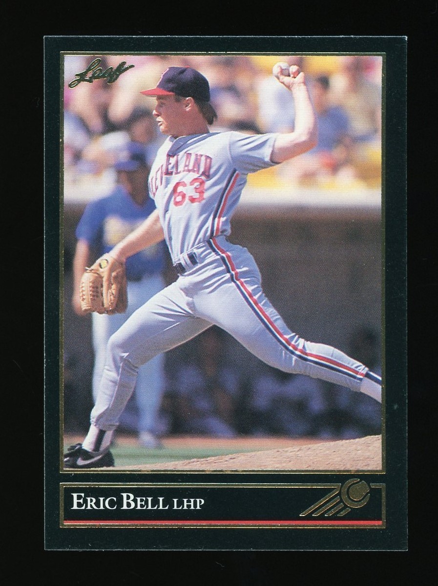 ERIC BELL 1992 LEAF GOLD #379 Cleveland Indians