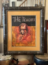 “The Teacher” Self Portrait Painting￼