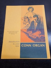 CONN ORGAN Introduction to Your New Organ Booklet Manual