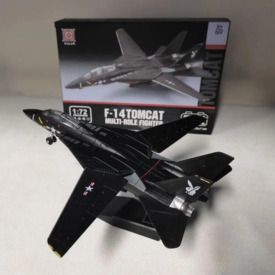 F14 Tomcat Model Aircraft Kit 1/72 Assembly DIY Plane Military Gift Kids Toy Dec