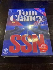 Vintage Tom Clancy SSN PC CD-ROM Windows 95 Big Box Retail Complete 