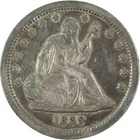 1839 Seated Liberty Quarter XF EF Extremely Fine Silver 25c SKU:I14695
