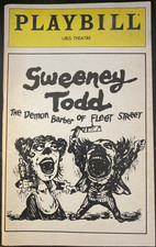 Sondheim SWEENEY TODD Broadway Playbill Dorothy Loudon George Hearn March 1980