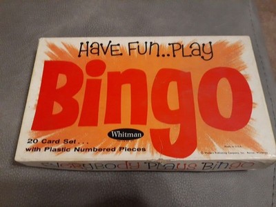 Vintage Whitman Bingo Game Complete 