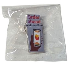 McDonald’s App Order Ahead and Save Time My McD Rewardsl Hat Pin, Metal Badge