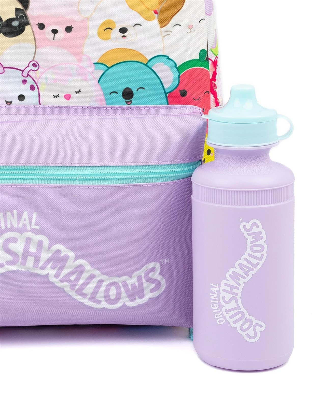 Girls 4 Piece Backpack Set | Purple Rucksack Bundle with Bag, Pencil Case, Lu... image 6
