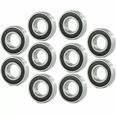 6021 2RS  Ball Bearing 105x160x26mm 60202RS Rubber Sealed 10PCS