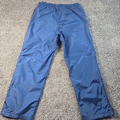 REIページ REI Gore-Tex Pants Mens Small Blue Waterproof Zip Leg Vintage Made