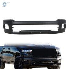 Blk W Fog Light Holes Front Bumper Face Bar Steel For Dodge Ram 1500 2025 Split Blk W Fog Light Holes Front Bumper Face Bar Steel For Dodge Ram 1500 2025 Split