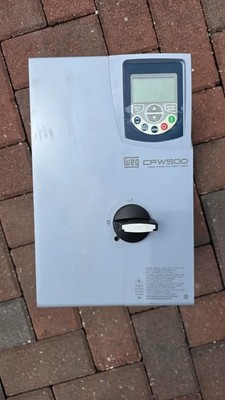 WEG CFW500 VFD 7-1/2 HP 5.5kW 200-240VAC 3-Phase CFW500B24P0T2DB66DSG2