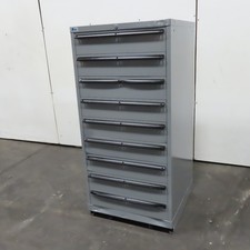 Lista 9 Drawer Industrial Tool Small Parts Storage Cabinet 28 X 28 X 60