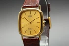 Vintage 1982 [MINT] Seiko DOLCE 6030-5550 Gold 28mm 8 jewels Quartz Men's Watch