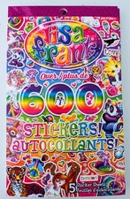 Lisa Frank Sticker Book 5 Sticker Sheets 600 Stickers Bendon New Booklet