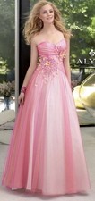 Alyce Paris Prom Dress Formal Evening Gown Style 6059 Wildrose 8 , Pink Size 10