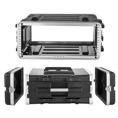 VEVOR 4U Rack Case Server Rack Cabinet 18.9 in ABS Construction with Latches