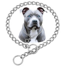 Dog Choker Collar, 304 Choke Collar for Dogs Metal Slip Chew Proof, XL anti Wi