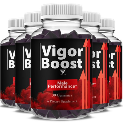#ad 5 Pack Vigor Boost Performance Gummies VigorBoost Premium Gummy 150 Gummies $59.95