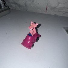 Vintage 1999 Burger King Kids Club Toy Pink Panther  Car Fast Food pull back car