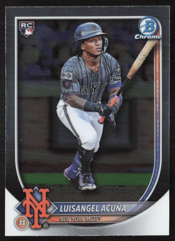 2025 Bowman Chrome Luisangel Acuna Rookie #32 GS1-2