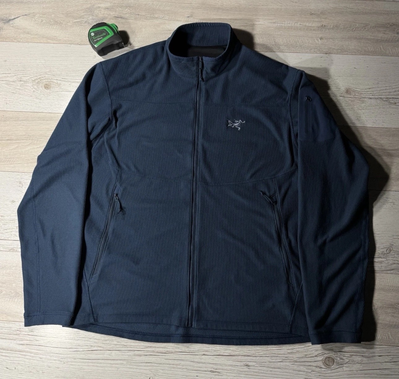 Arc’teryx Delta LT Jacket Men’s XL Polartec Fleece Full Zip Navy Blue Excellent image 2